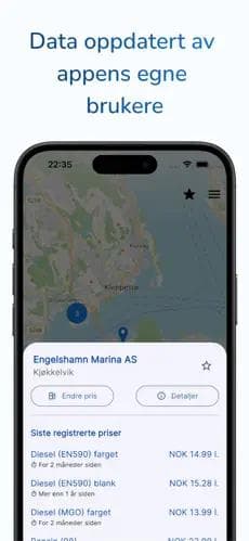 Oversikt over et fyllingspunkt